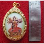 ล็อกเก็ตพระแม่โพสพเลี่ยมทองไมครอนพร้อมใบคาถาค่ะ