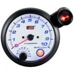 เกจ์วัดรอบ 3 นิ้วครึ่ง บอดี้ดำ หน้าขาว ตัวใหญ่