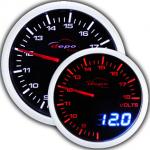 เกจ์วัดโวลท์ volt หน้ามืด 60 mm [Dual digit]