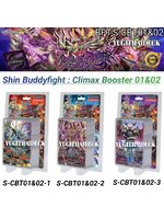 CLIMAX Booster S-CBT01&02 ชุดการ์ดเสริมบัดดี้ไฟท์ภาค ชิน บัดดี้ไฟท์ BFT-S-CBT01&02-1 BFT-S-CBT01&02-2 BFT-S-CBT01&02-3