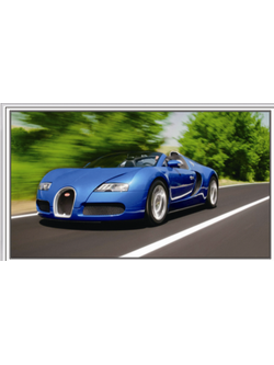 1769 ภาพ diamond "รถคันแรงสีน้ำเงิน"