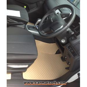 พรมปูพื้นรถยนต์ISUZU D-MAX 4D ปี2012-18 ดีแม็ค 4ประตู พรมกระดุม สีครีม เต็มคัน