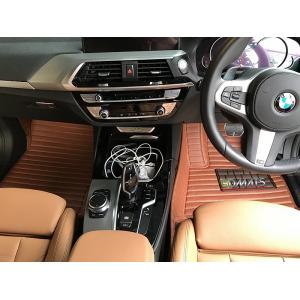 พรมปูพื้นรถยนต์5D BMW X1 F48 (2016-2020) สีน้ำตาล เต็มคัน รวมแผ่นท้าย ปิดเบาะ 6ชิ้น