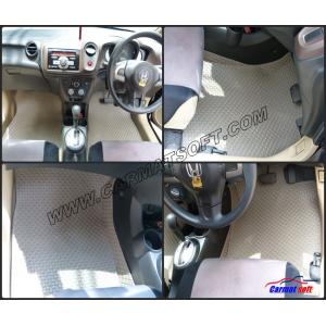 พรมปูพื้นรถยนต์ BRIO AMAZE ลายกระดุม เต็มคัน