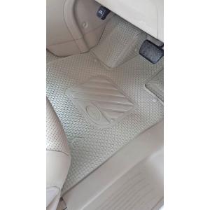 พรมกระดุมเม็ดเล็กรีดขอบTOYOTA ALPHARD 2009-14 สีครีม ตรงรุ่น เต็มคัน