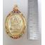 สินค้าหมดค่ะ เหรียญพระศิวะหลังพระแม่อุมาเทวีเนื้อทองขัดเงาเลี่ยมทองไมครอนลงยาพร้อมใบคาถาค่ะ