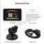 เกจวัด obd OBD2 Smart gauge Display Meter รุ่น P16 วัดความร้อนหม้อน้ำ วัดความเร็ว วัดรอบ วัดแบต นาฬิกาดิจิตอล มีเสียงเตือน ติดตั้งกับ port obd2 ไม่ต้องตัดต่อสายไฟ (อ่านโค้ด ลบโค้ด เครื่องยนต์ได้)