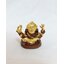 สินค้าหมดค่ะ องค์พระพิฆเนศปางเอกทันตะคณปติ(สำเร็จทุกสิ่ง)(คนเกิดวันศุกร์)ตั้งบูชาหน้ารถเนื้อทองเหลืองลงสีพร้อมใบคาถาค่ะ