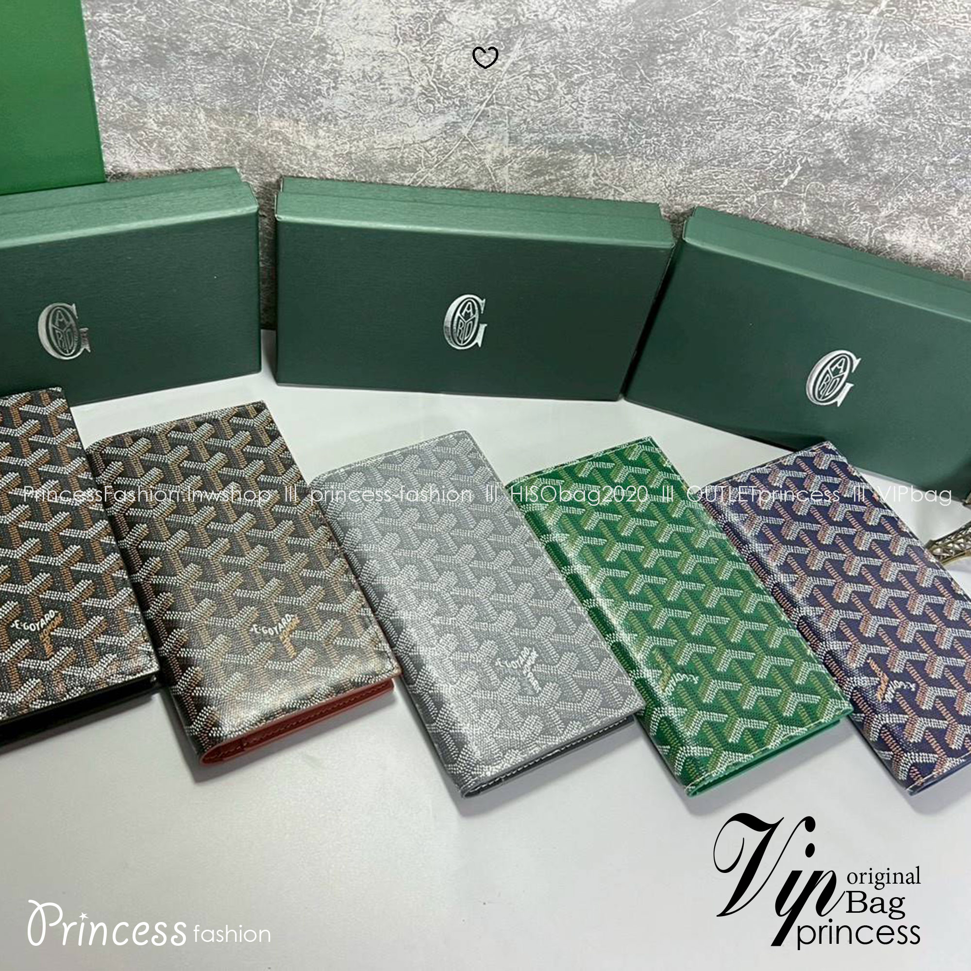 ORI หนังแท้ | Goyard Saint-Roch Wallet / Goyard Long Wallet กระเป๋าสตางค์ใบยาว กระเป๋าสตางค์โกยาร์หรูหรา