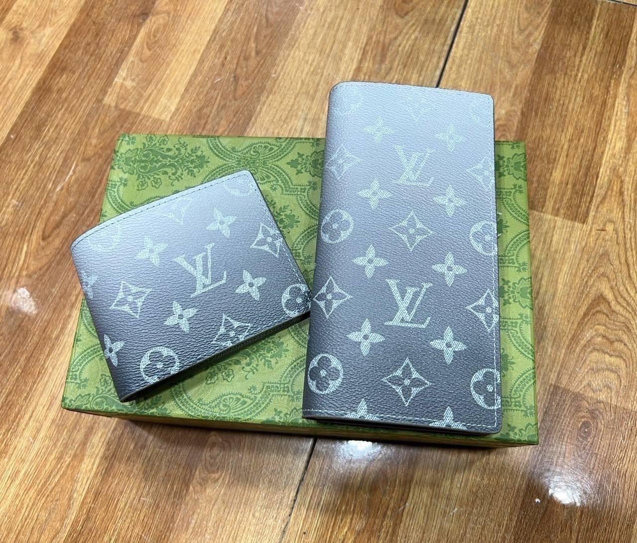 ORI หนังแท้ | LV Long Wallet / LV Short Wallet / LV Brazza Monogram Wallet กระเป๋าสตางค์ใบยาว กระเป๋าสตางค์ใบสั้น กระเป๋าสตางค์ผู้ชาย