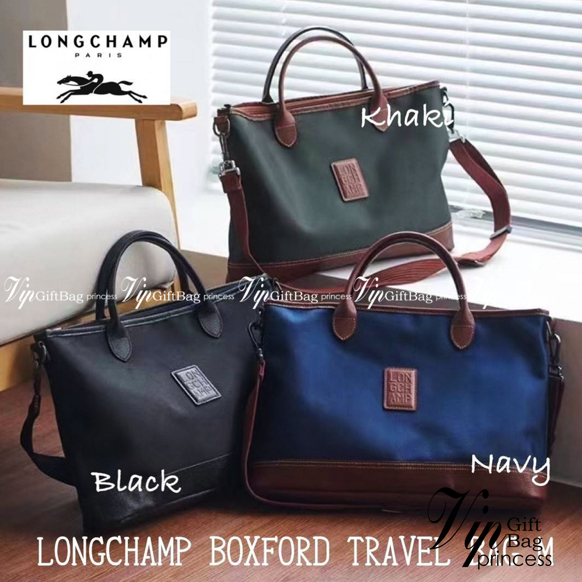 LONGCHAMP BOXFORD TRAVEL BAG M กระเป๋าเดินทางขนาดกลาง มาพร้อมสายสะพายที่สามารถถอดได้ ให้คุณเลือกสะพายไหล่หรือถือได้ มีซิปรูดเปิดปิดกระเป๋าที่ให้คุณมั่นใจได้ว่าคุณจัดเก็บไอเท็มของคุณได้อย่างมิดชิด บ็อคฟอร์ด (BOXFORD) สะท้อนความเป็นเอกลักษณ์ของแบรนด์ที่เปี่