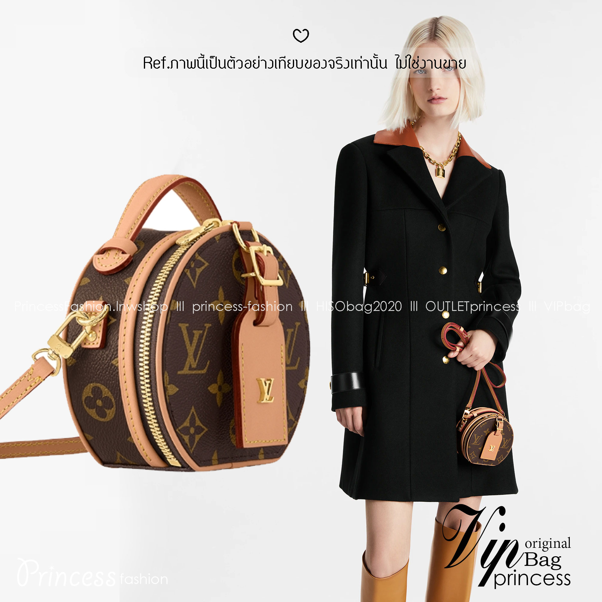 สลับแท้ Top ORI | LV Mini Boite Chapeau / lvpetite กระเป๋าคาดเอว พร้อมสายสะพายข้างได้ หนังแคนวาสแท้ เกรดดีสุด 🤍 เกรดเทพออริจินอล สลับแท้ 1:1 ภาพถ่ายจากงานขายจริง ใช้งานต่างประเทศได้