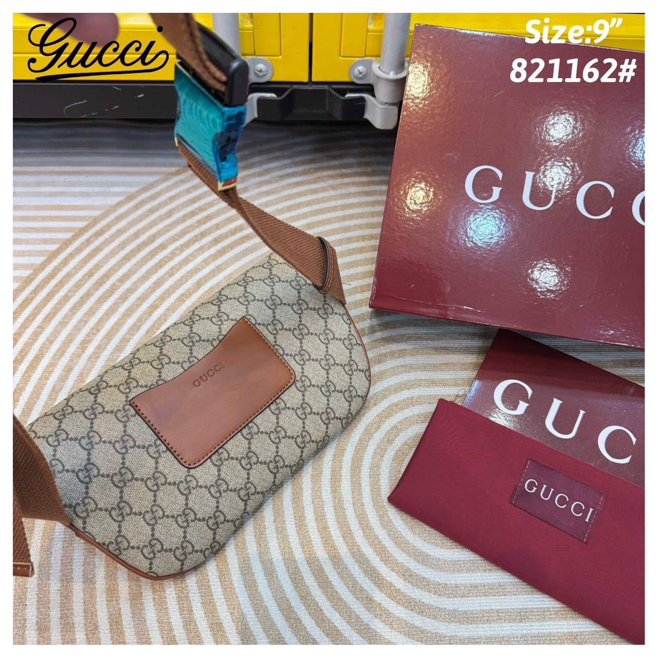 GUCCI GG Emblem medium belt bag กระเป๋าคาดอก/คาดเอวปรับโฉมใหม่ สวยสง่างาม สปอร์ตและเท่กว่าเดิม แต่ยังคงความคลาสสิค