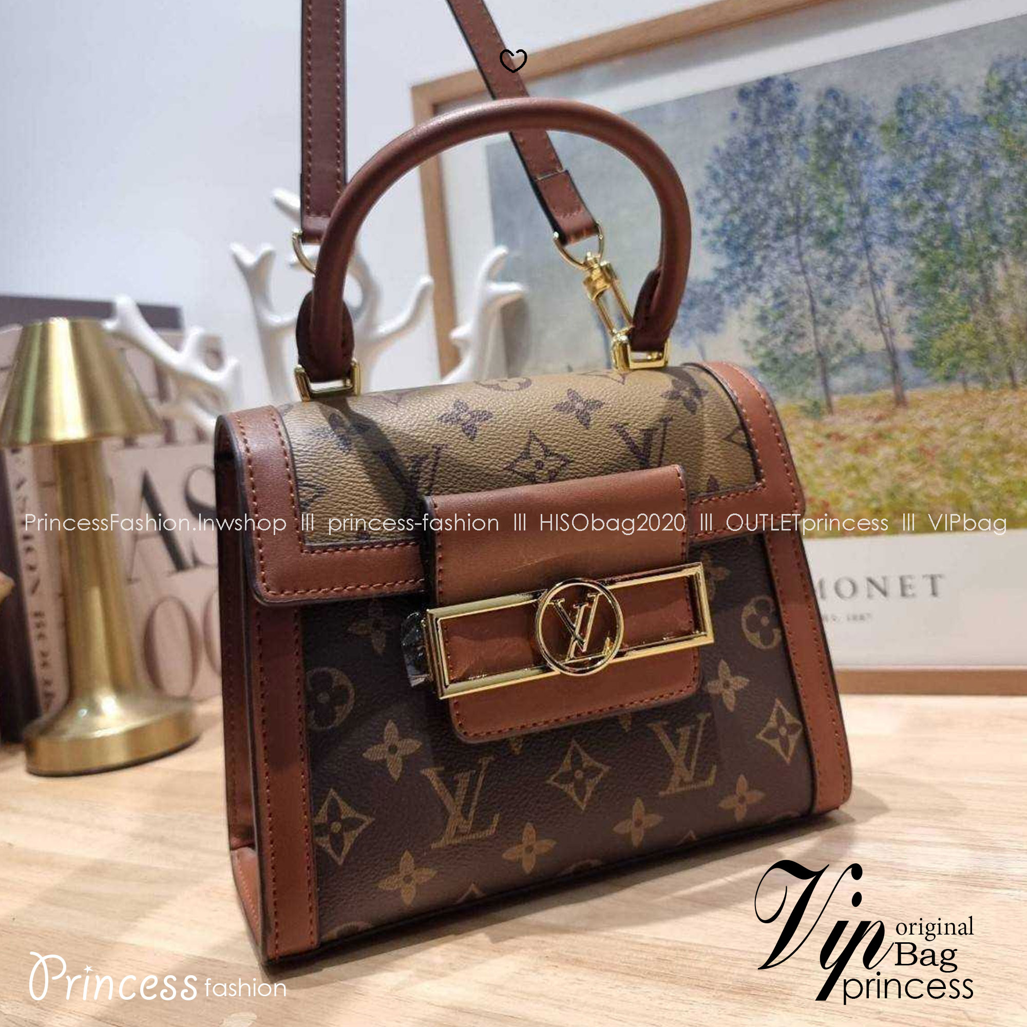 LV dauphine capitale bag กระเป๋าสะพายลุคคุณนาย ในราคาจับต้องได้ สวยทุกมุมจริงๆ เกรดวีไอพี ไฮเอน 1:1
