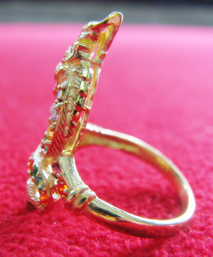 สินค้าหมดค่ะ แหวนพญานาคทองเหลืองพลอยนพเก้า เสริมสิริมงคล แบบ3ค่ะ