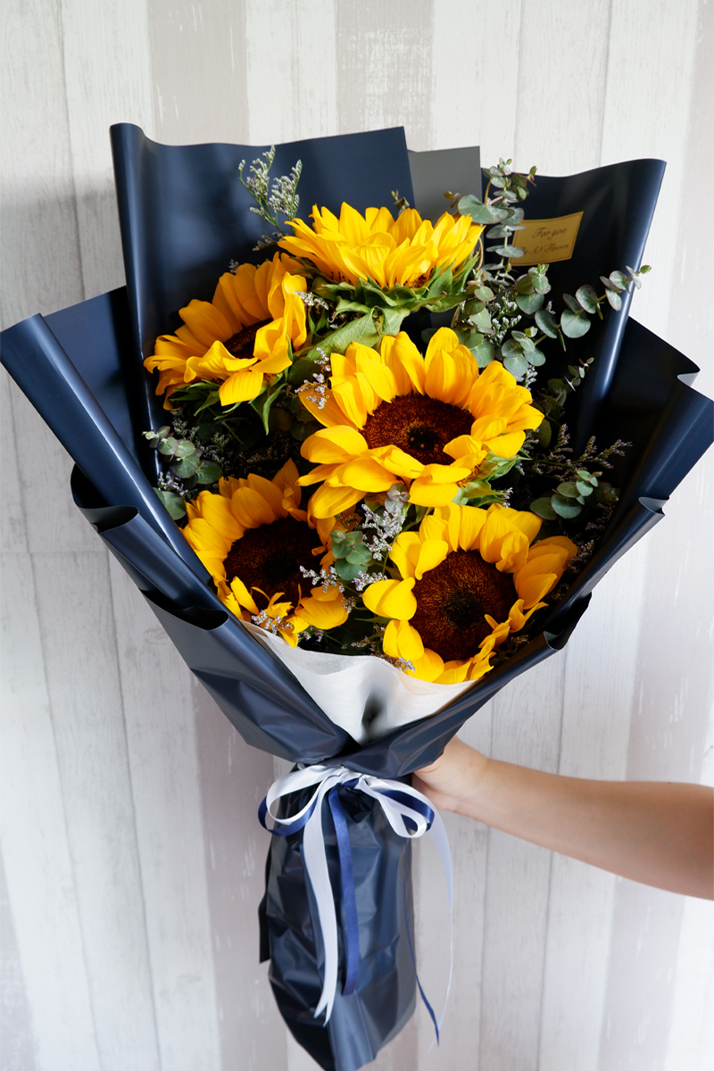 ช่อดอกไม้ ช่อดอกทานตะวัน