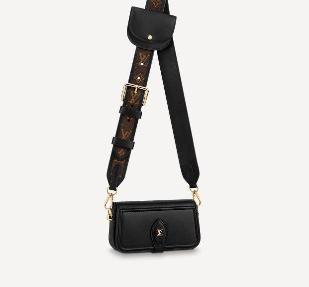 LV officier crossbody bag / LV Officier Pouch With Strap กระเป๋าสะพายเรียบหรู ดีไซน์เรียบง่าย ใช้งานสะดวก พร้อมใบลูกน่ารัก และสายสะพายเส้นใหญ่ ทนทาน แน่นหนา วัสดุหนังเรียบสวย