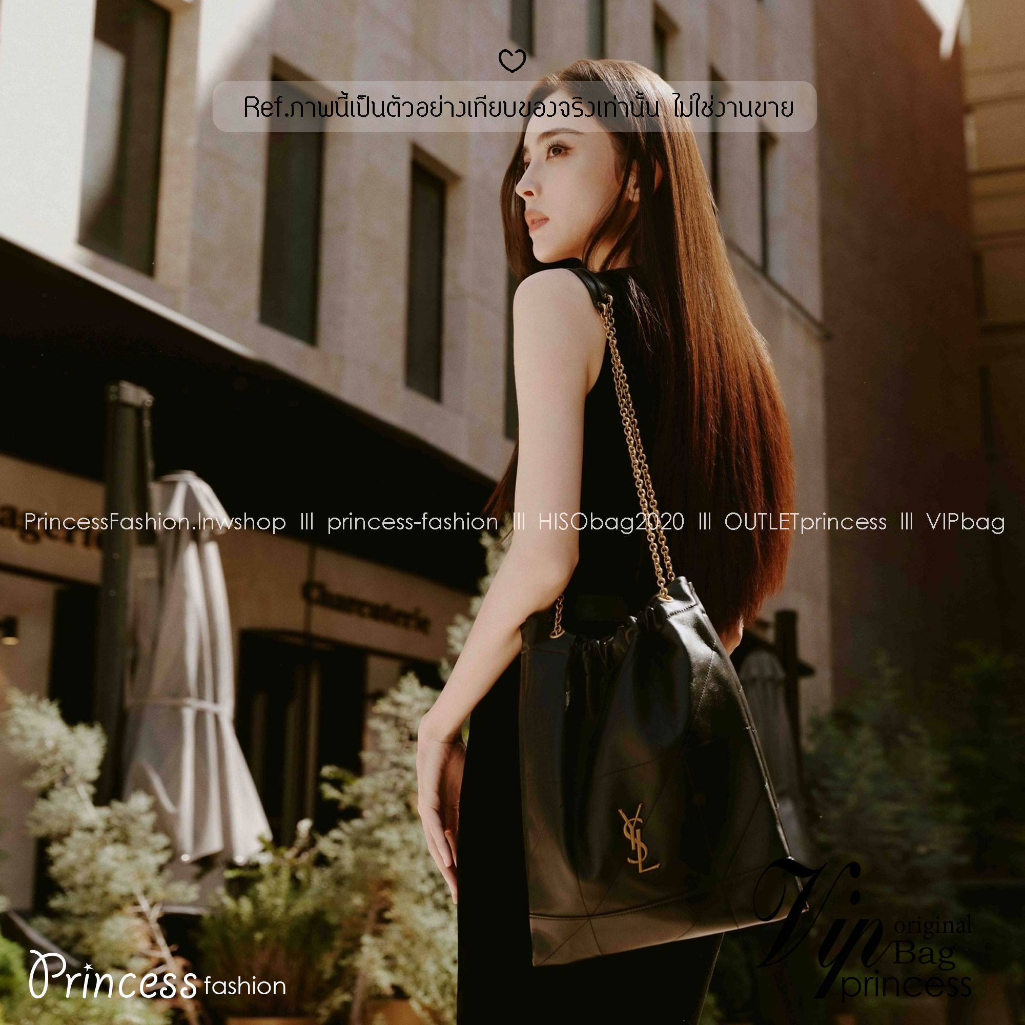 YSL JAMIE 4.3 POCHON / YSL TOTE BAG กระเป๋าสะพายทรงโท้ทใบใหญ่รุ่นใหม่ งานหนังเรียบเต็มใบ สัมผัสหนังนุ่มลื่นสวยหรู รูปทรงใช้งานง่าย