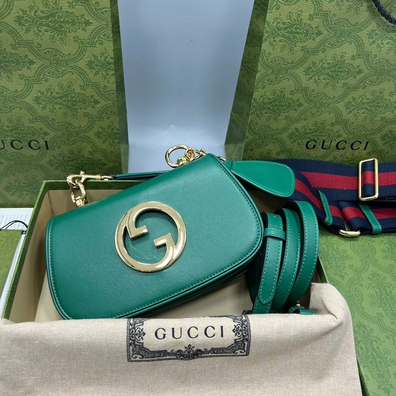 GUCCI Blondie mini bag เกรดเทพออริจินล หนังแท้ ภาพถ่ายจากงานขายจริง ใช้งานต่างประเทศได้ ผ่านทุก ตม
