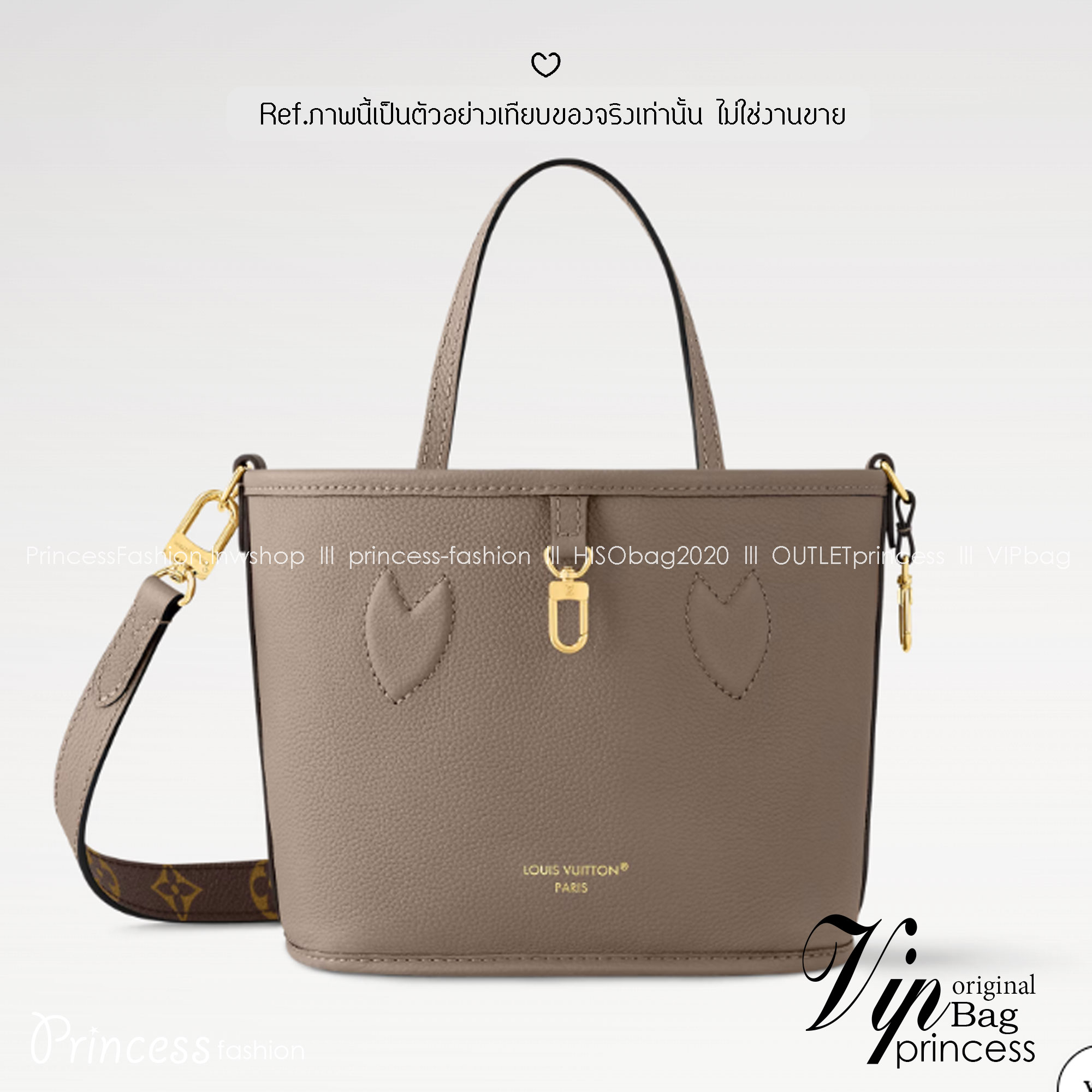เกรดเทพ Top ORI | LV Neverfull Bandoulière Inside Out BB Bag กระเป๋าทรงโท้ทไซส์เล็ก พร้อมใบลูก กลับใช้งานได้ 2 ด้าน เกรดดีสุด หนังแท้ แคนวาสแท้