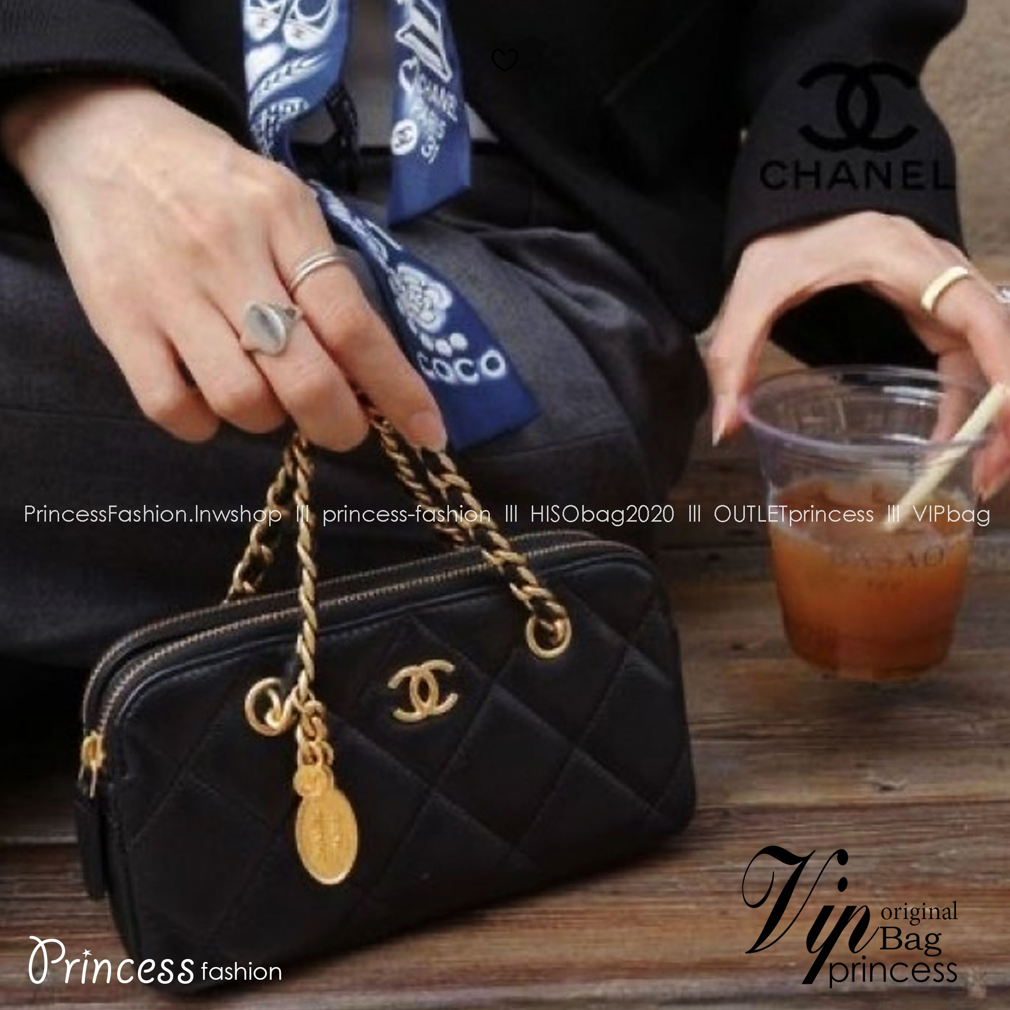 CHANEL Mini Bag On Chain กระเป๋าถือหรือสะพายได้ มีสายในตัว โซ่สลับหนังสีทองสวยงาม หนังคาเวียร์ รุ่น 2 ซิป สะดวกใช้งาน น่ารักน่าใช้ สวยก่อนใครได้เลย รับรองไม่ผิดหวังจ้า