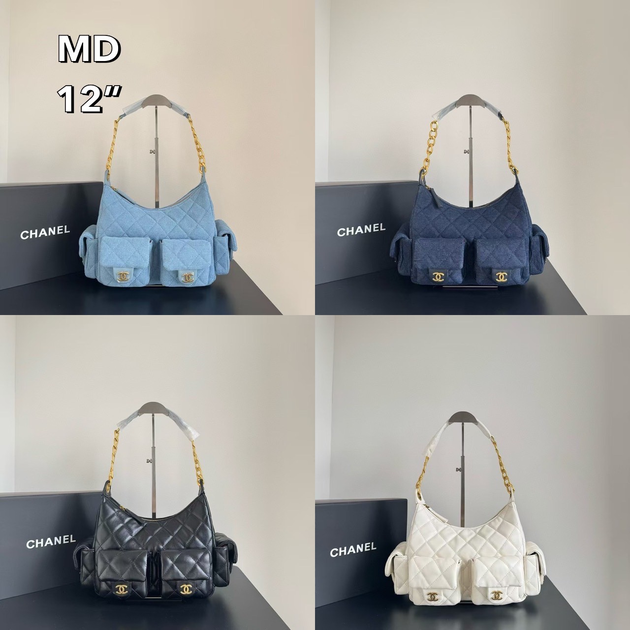 CHANEL 25C Hobo Bag ใหม่ล่าสุดก่อนใคร กับกระเป๋าสะพายทรงโฮโบรูปทรงสวยคลาสสิค ใช้งานได้ง่าย ทุกลุค ทุกสไตล์