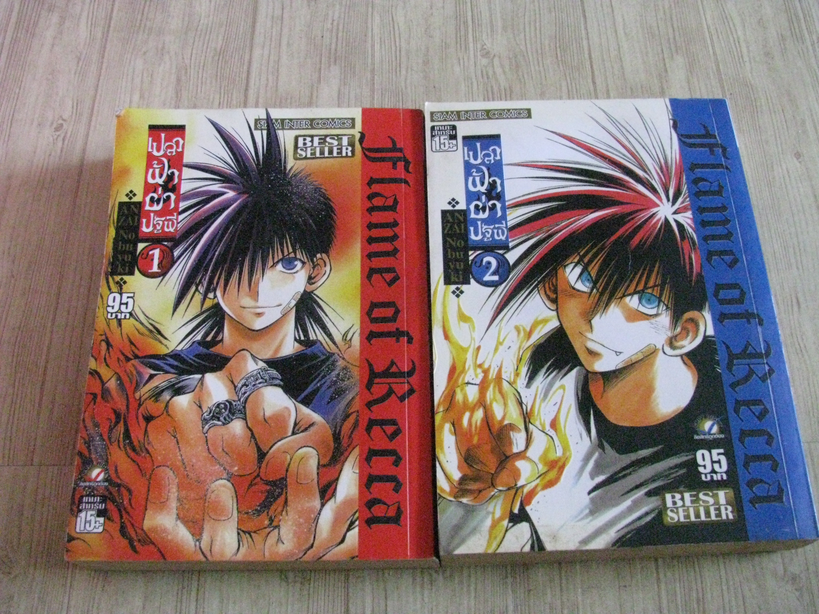 เปลวฟ้าผ่าปฐพี ชุด เล่ม 1-2 Anzai Nobuyuki เขียน (BIG BOOK)***สินค้าหมด***