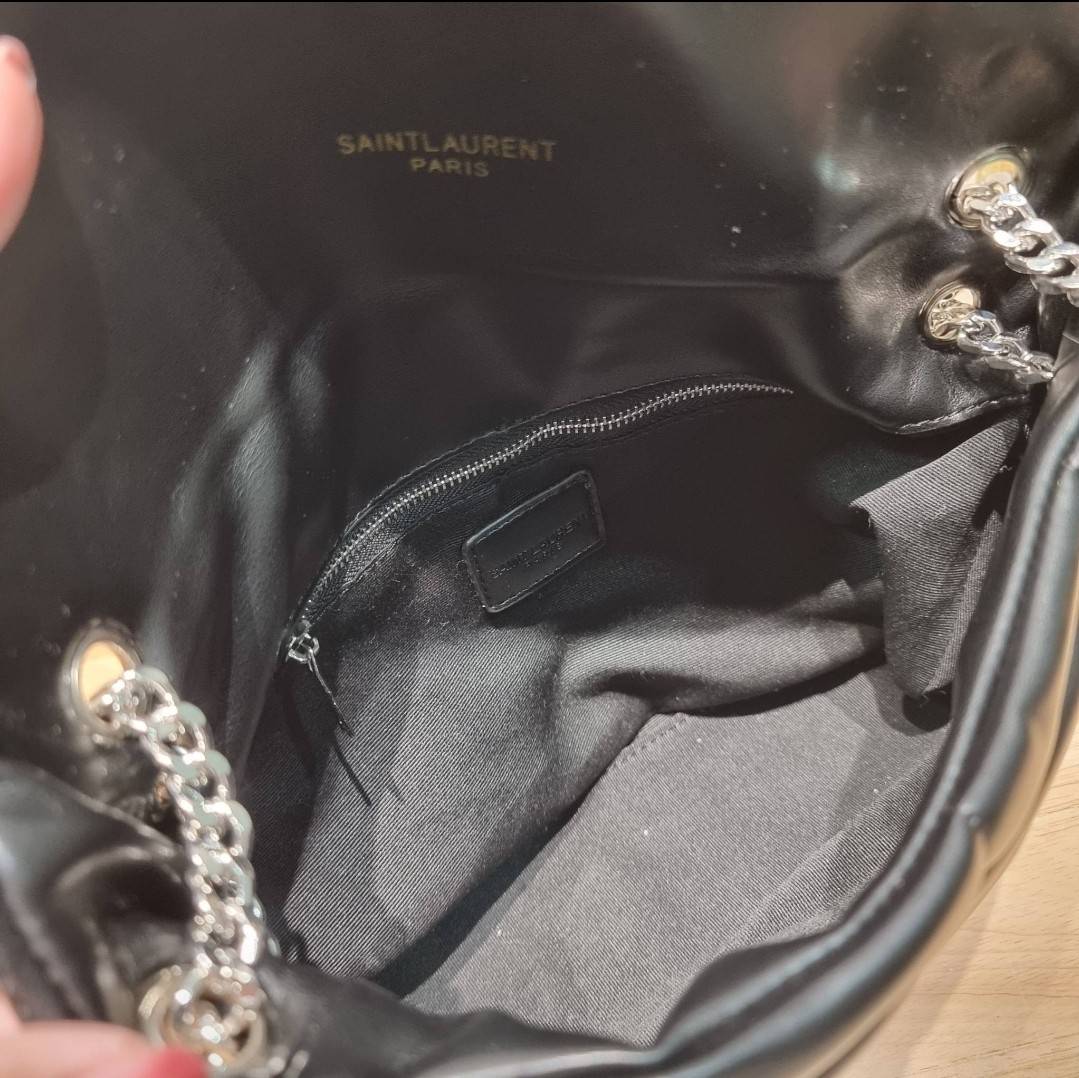 YSL PUFFER SMALL CHAIN BAG IN QUILTED / Yves Saint laurent puffer small chain bag in quilted กระเป๋าสะพายรุ่นยอดนิยม ทรงสวย ใช้ได้บ่อยไม่มีเบื่อ
