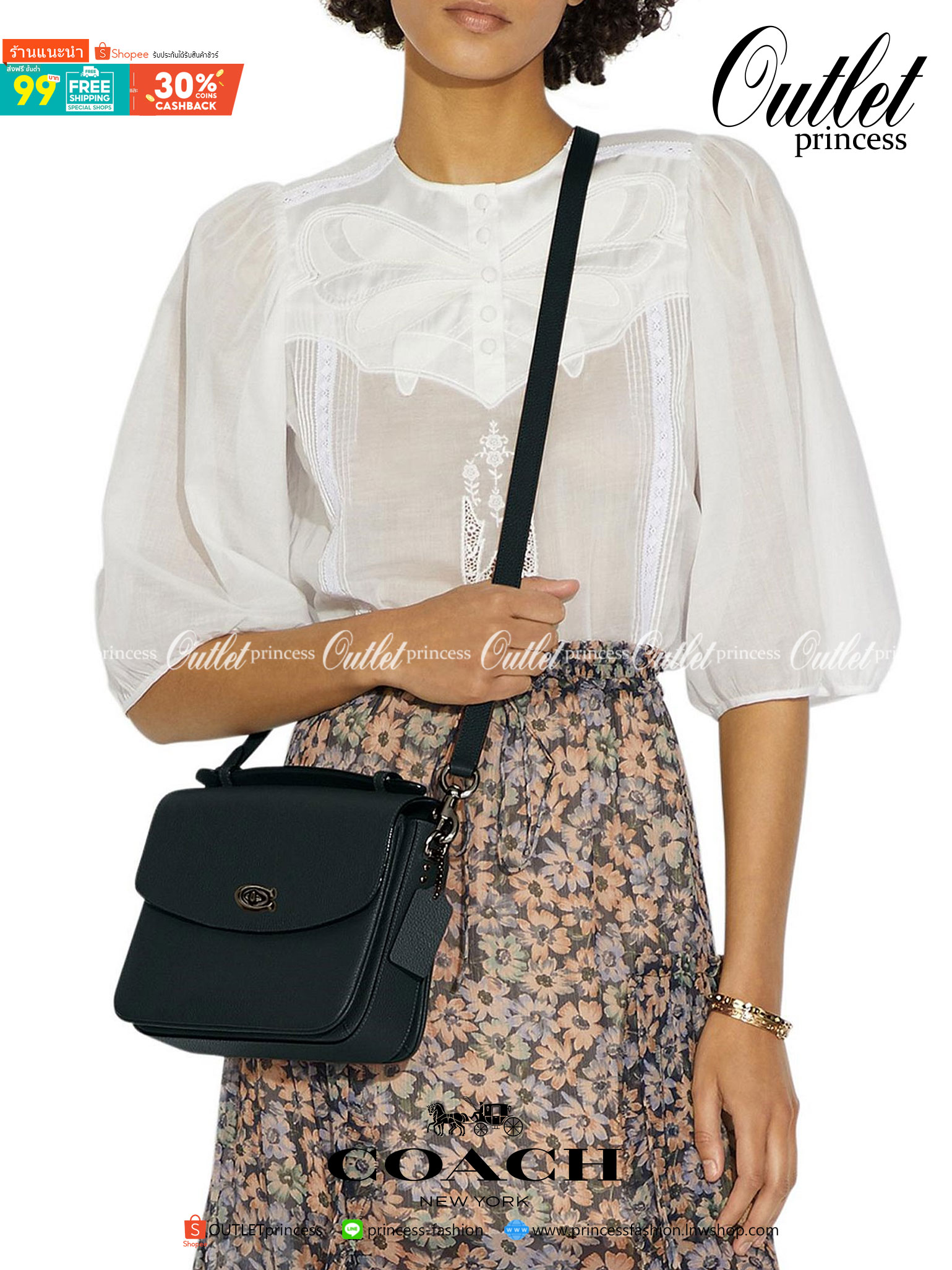 3สาย Coach 89089 Cassie Crossbody 19 In Signature Canvas เรียบหรู ดูดี ต้องไอเท็มนี้เลยจ้า กระเป๋าถือ/สะพายข้าง สุดพิเศษ!! มีสายมาให้ถึง 3 แบบ!! สลับใช้แมทช์ตามสไตล์ได้เลย วัสดุหนังแคนวาสสลับหนังเรียบ เปิด-ปิดด้วยตัวบิดล็อค ภายในแบ่งสัดส่วนอย่างดี ใส่ของไ