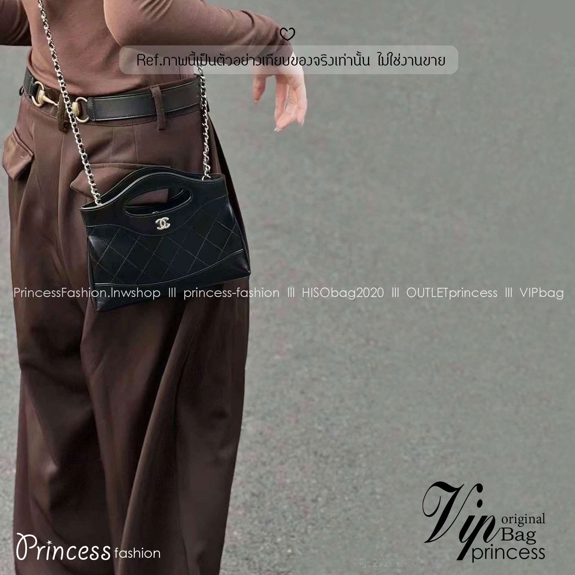 Chanel 31 Mini Shopping Bag กระเป๋าสะพายพร้อมหูจับในตัวทรงสวยมาก ขนาดกำลังดี ปุ๊กปิ๊กน่ารัก ใช้งานสะดวก