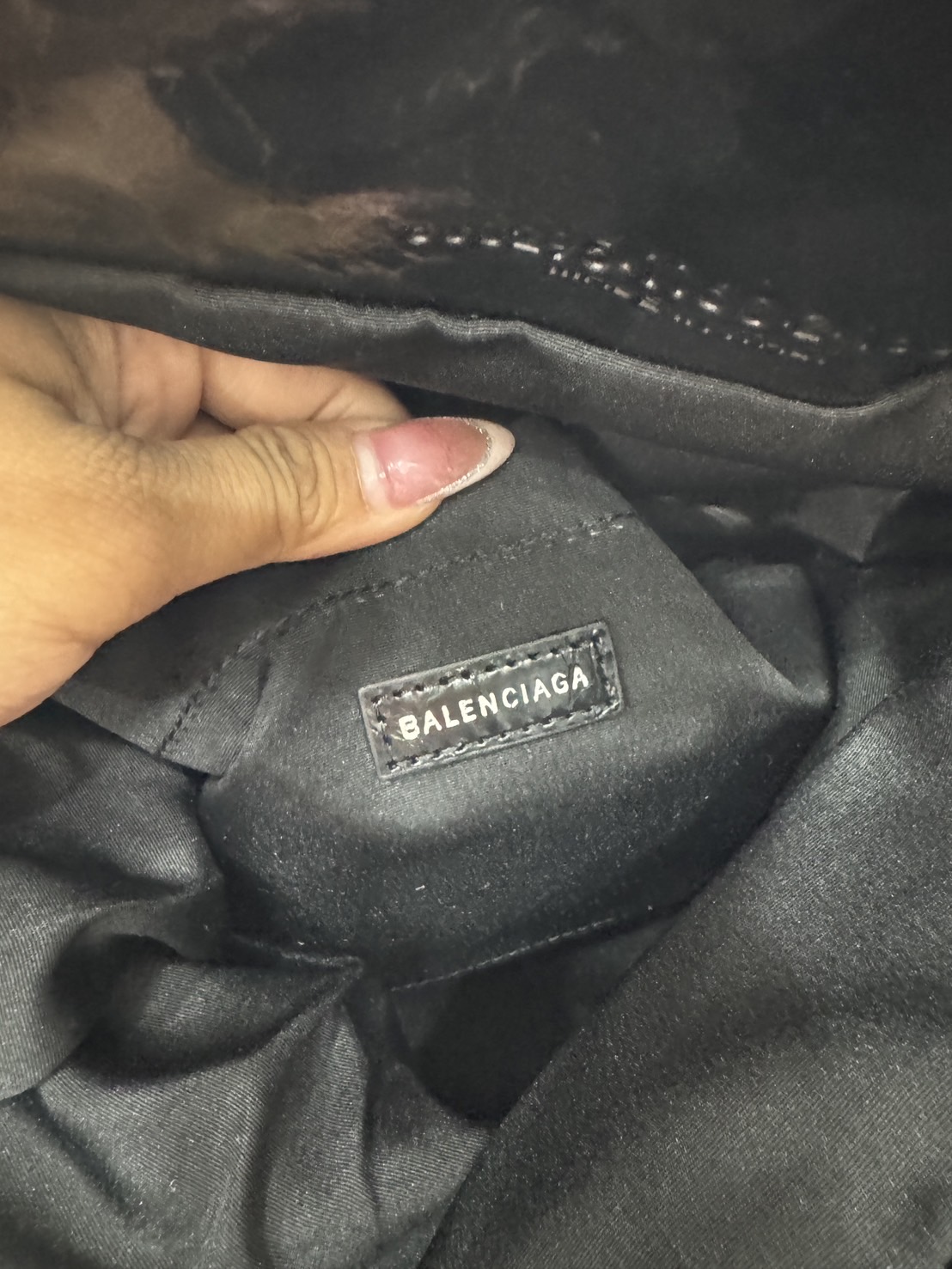 Balenciaga MONACO MEDIUM CHAIN BAG IN BLACK 35cm กระเป๋าทรงโท้ทใบใหญ่ งานหนังยับสวยเต็มใบ เกรดออริ สลับแท้ 1:1 ใช้งานต่างประเทศได้