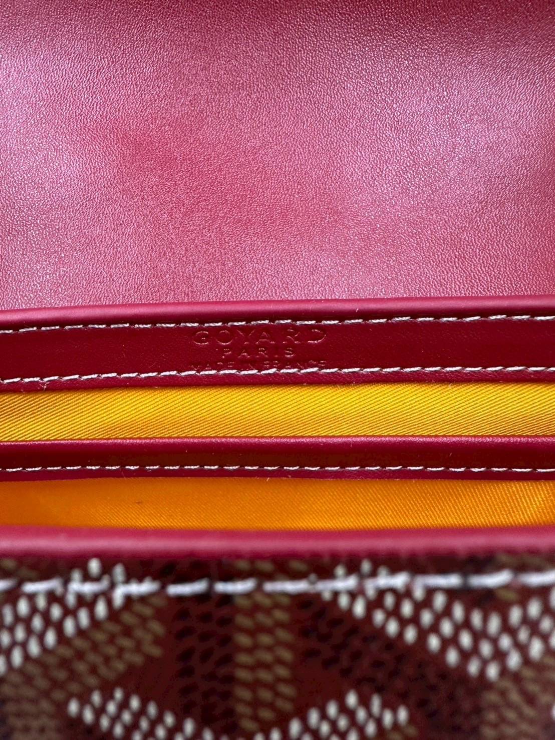 10 สี ORI หนังแท้ | GOYARD Saïgon Souple Mini Bag 20cm กระเป๋าถือ/สะพายดีไซน์หูจับไม้เป็นเอกลักษณ์ที่สวยหรูหราสง่างาม