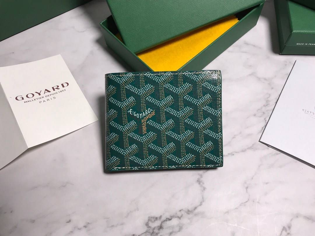 หนังแท้ GOYARD WALLET / GOYARD Victoire Bifold Wallet พร้อมส่งที่ไทย เกรดเทพออริจินอล หนังเกรดดีสุด กระเป๋าสตางค์ผู้ชายใบสั้น พร้อมกล่องเขียวแบรนด์สวยหรู อีกรุ่นที่ยอดขายไม่เคยตก ภาพสินค้าถ่ายจากงานขายจริง ใช้งานต่างประเทศได้เลยค่ะ