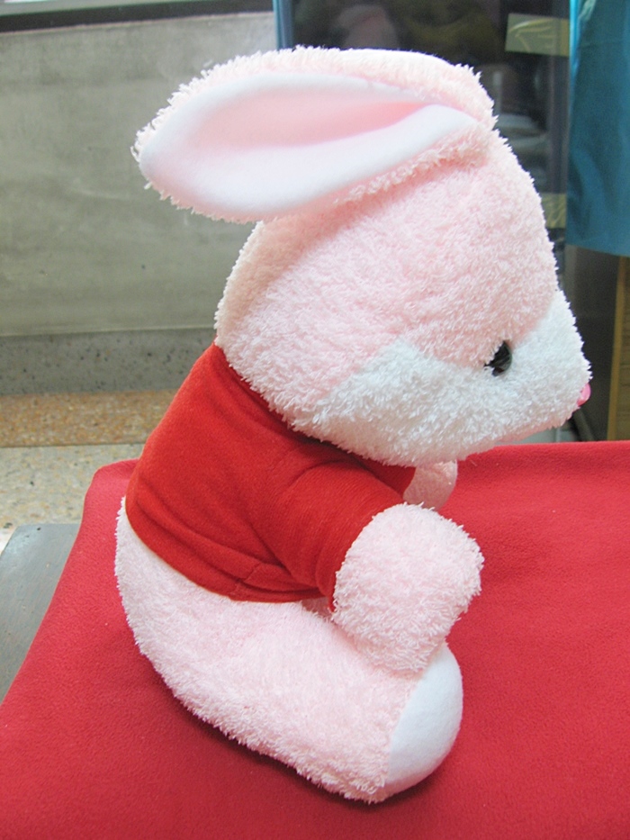 สินค้าหมดค่ะ ตุ๊กตากระต่ายสีชมพู TOSHIBA ค่ะ