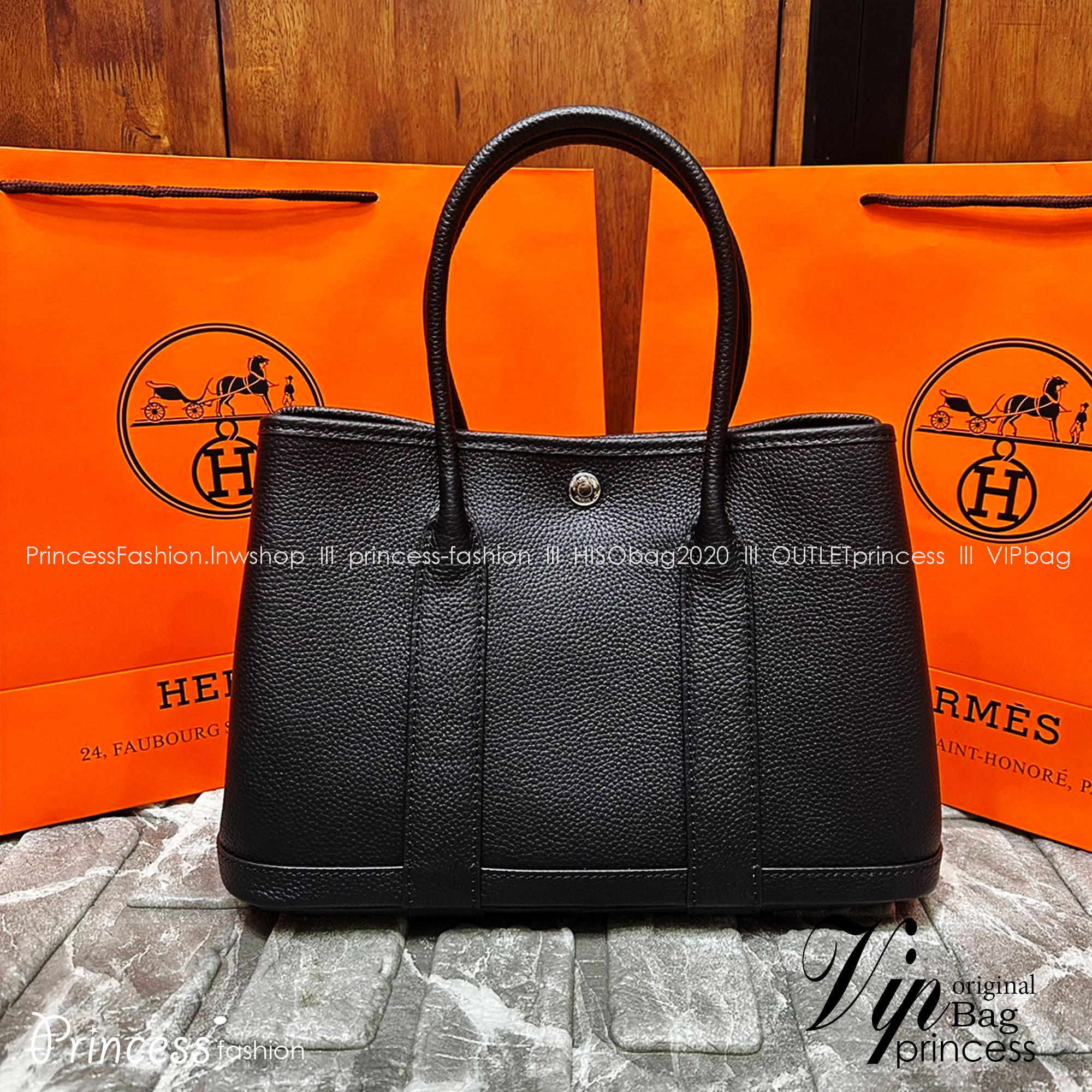 HERMES Garden Party 30 bag กระเป๋าทรงโท้ทแบรนด์หรู เอกลักษณ์ของความสง่างาม เกรดออริ สลับแท้ 1:1 ใช้งานต่างประเทศได้