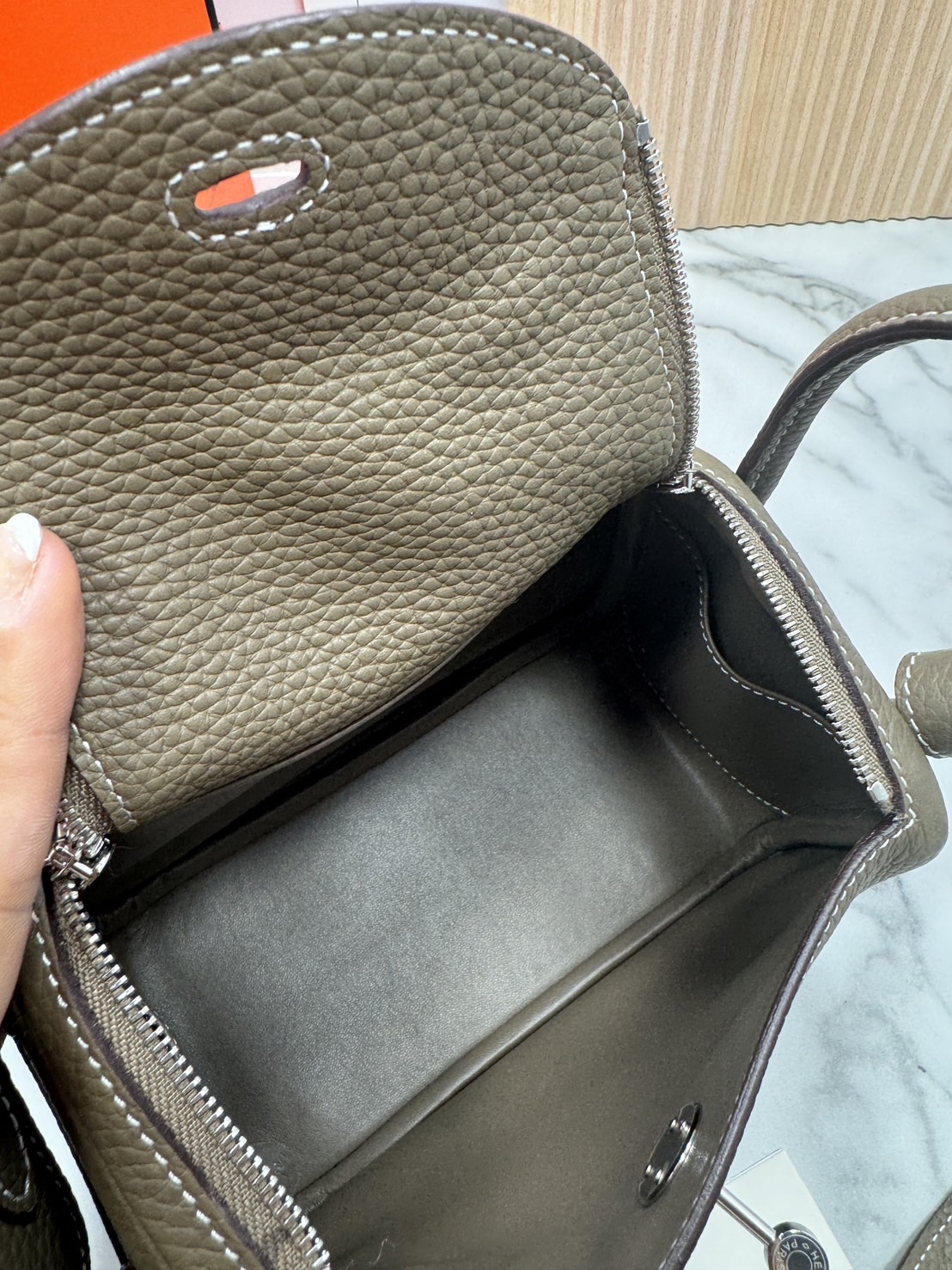 ORI หนังแท้ | HERMES lindy 19cm กระเป๋าสะพาย นิยามความหรูหราระดับมาสเตอร์พีช 🤍 สินค้าเกรดออริจินอล หนังแท้