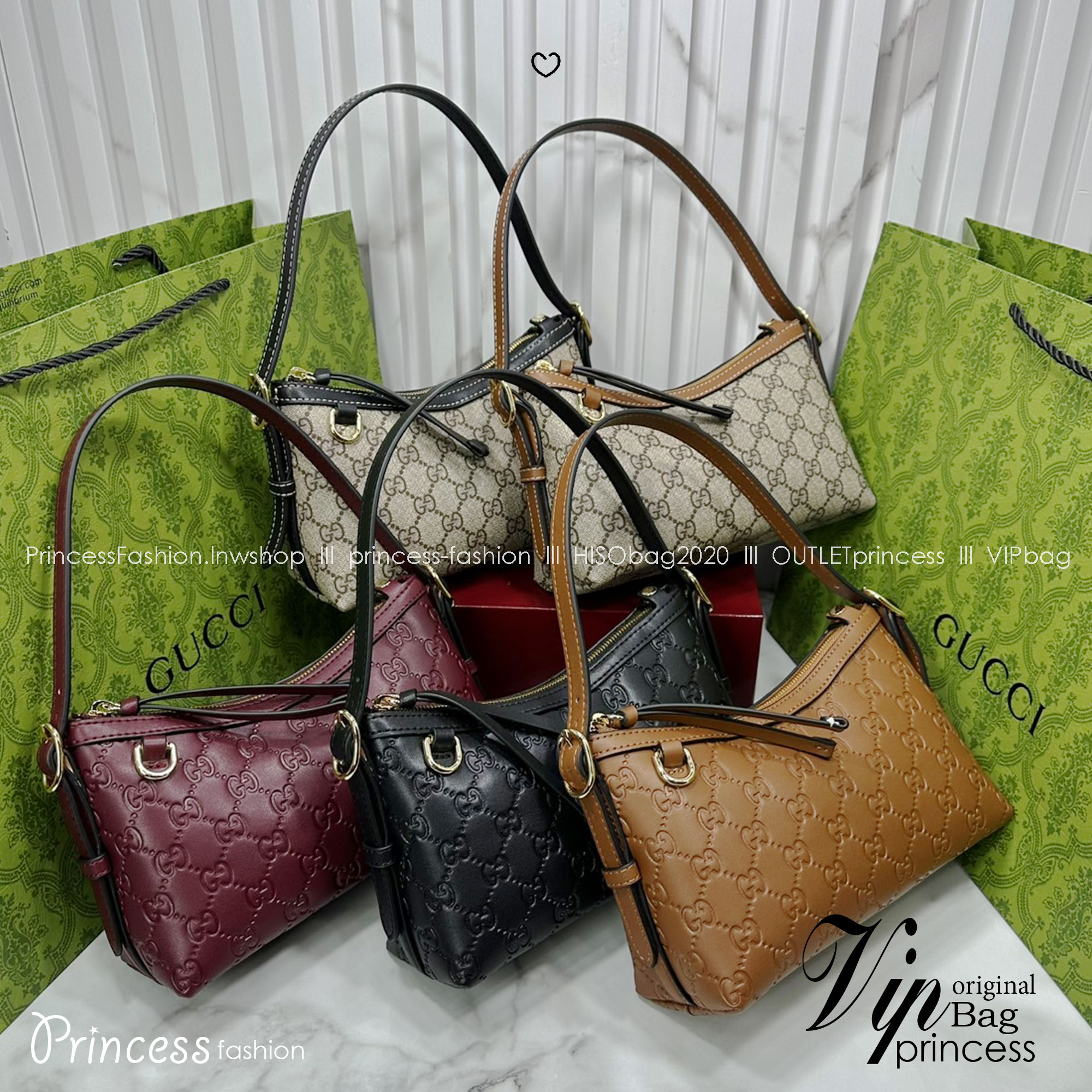 ORI หนังแท้ | Gucci GG Emblem small shoulder bag กระเป๋าสะพายทรงพอช ถือ/คล้องไหล่เก๋ๆหรือสะพายข้างได้ ทรงสวยคลาสสิค มีอะไหล่ห่วงสำหรับห้อยพวงกุญแจได้ เป็นไอเท็มต้องมีและยกเป็น everyday bag ได้เลย