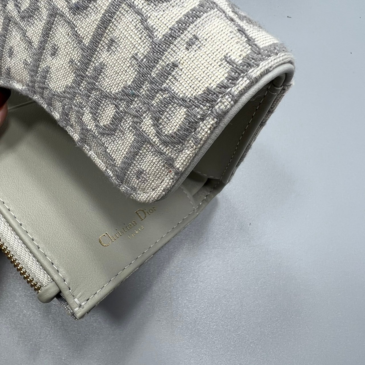 TopORI DIOR SADDLE LOTUS WALLET Oblique Jacquard / Dior wallet กระเป๋าสตางค์ 3 พับ พร้อมส่ง 2 สี **สินค้าเกรดท็อปออริจินอล 1:1 สลับแท้ งานสวยตามรูป ภาพถ่ายจากงานขายจริง ใช้งานต่างประเทศได้