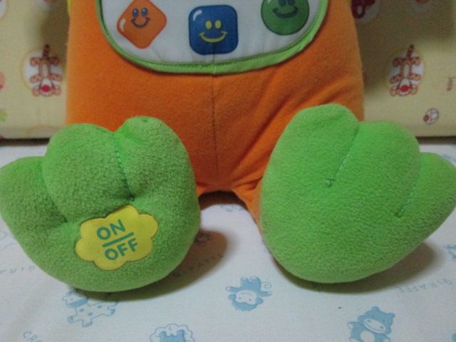 LeapFrog Hug & Learn Baby Tad Plush ของเล่นมือสองสภาพดี