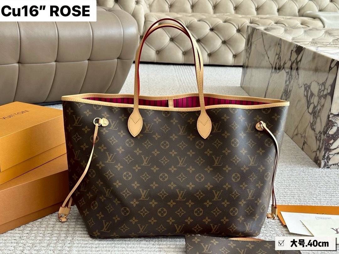 พร้อมส่ง 4 สี | LV Neverfull GM bag กระเป๋าสะพายทรโท้ทใบใหญ่ จุได้แบบไม่จำกัด ไซส์หายากไซส์ตามหา ใหญ่จริงแบบจุใจ มาพร้อมใบลูก สะพายไปเที่ยวต่างจังหวัดคือดีงามมากจ้า