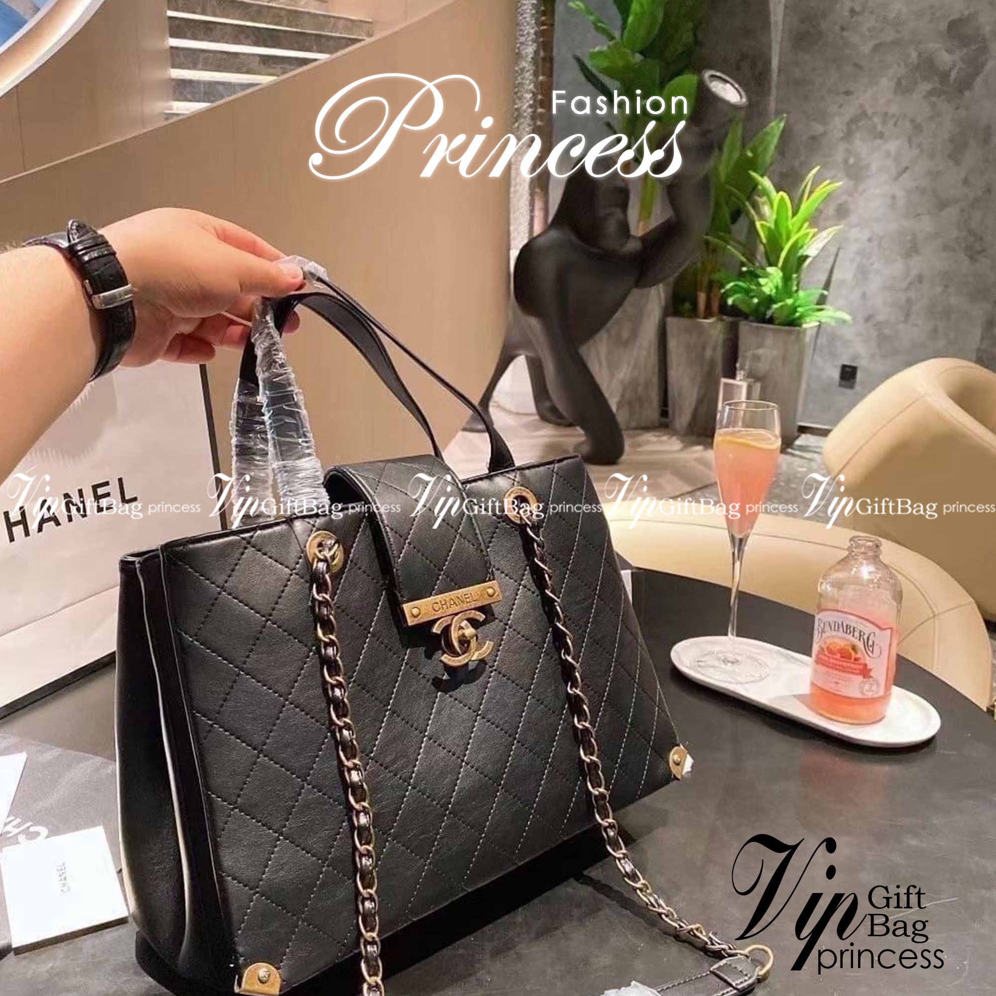 Chanel vip bag / Chanel tote bag 14" ภาพถ่ายจากงานขายจริง พร้อมส่ง