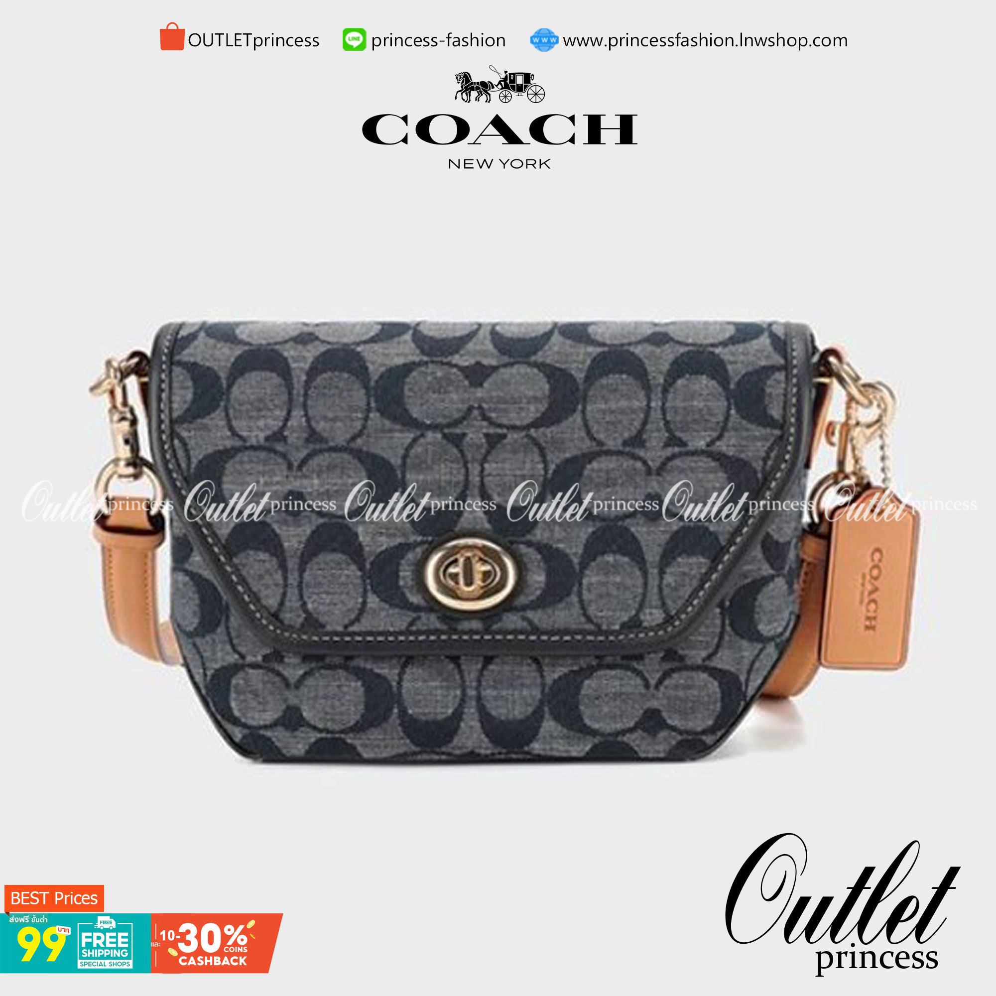 คอลเลคชั่นใหม่ ทั้งสวยทั้งคุณภาพค่ะ COACH KARLEE CROSSBODY BAG พร้อมส่ง ได้ไปไม่ผิดหวังแน่นอนค่ะ! สวยๆแบบคนดังระดับโลกกันค่าา กระเป๋าสะพายแบบครอสบอดี้ร์ หนังแท้นิ่มสวยงามมากๆค่ะ รูปทรงน่ารักกระทัดรัด เปิดปิดกระเป๋าแบบหมุนล็อค ภายในสามารถ