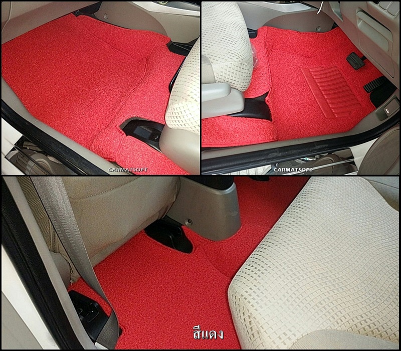 พรมดักฝุ่นไวนิลTOYOTA ESTIMA เต็มคัน เข้ารูป