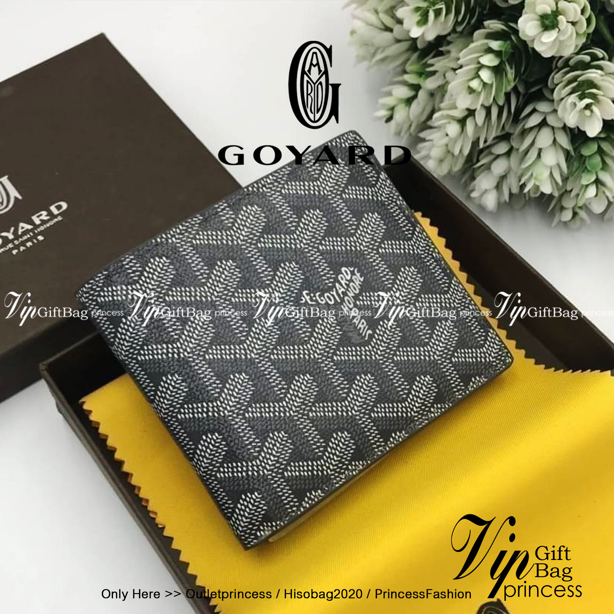 หนังแท้ GOYARD WALLET / GOYARD Victoire Bifold Wallet พร้อมส่งที่ไทย กระเป๋าสตางค์ผู้ชายใบสั้น พร้อมส่ง 6 สี พร้อมกล่องแบรนด์สวยหรูน่าใช้มากค่ะ อีกรุ่นที่ยอดขายไม่เคยตก 🤑🤑 ใบจริงดูผู้ดี ดูแพง!! ภายในมีช่องใส่บัตรได้เยอะ ใส่ธนบัตรได้ทุกใบ ห