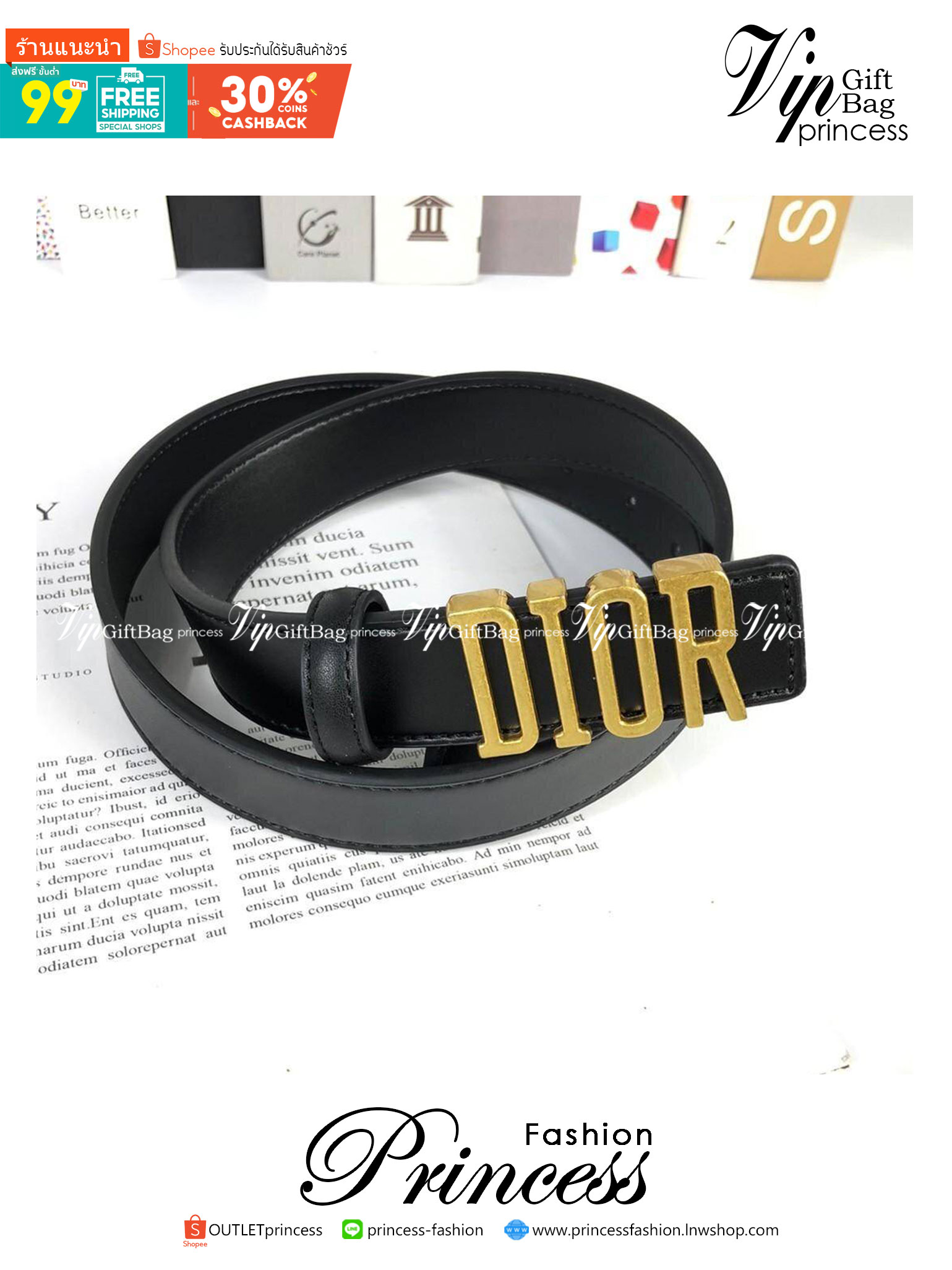 VIP 🥂 DIOR Belt เข็มขัดดิออร์สุดหรูสายหนังแท้ เป็นรุ่นตามหาเลยค่า งานสวยมาก ภาพถ่ายจากงานขายจริง โลโก้ 3D Gold metal เข้าได้กับทุกลุ๊คสไตล์การเเต่งตัว สวยหรูดูดีมีระดับ ไอเท็มนี้แนะนำเลยค่าา มาน้อยรีบๆ หน่อยน้าา