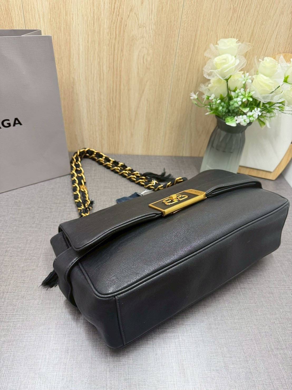 ORI หนังแท้ | Balenciaga Modu Shoulder Leather Bag / Modu Tote Bag 30cm กระเป๋าสะพายทรงโท้ท ดีไซน์ใหม่สวยเก๋ตามแบบฉบับแบรนด์