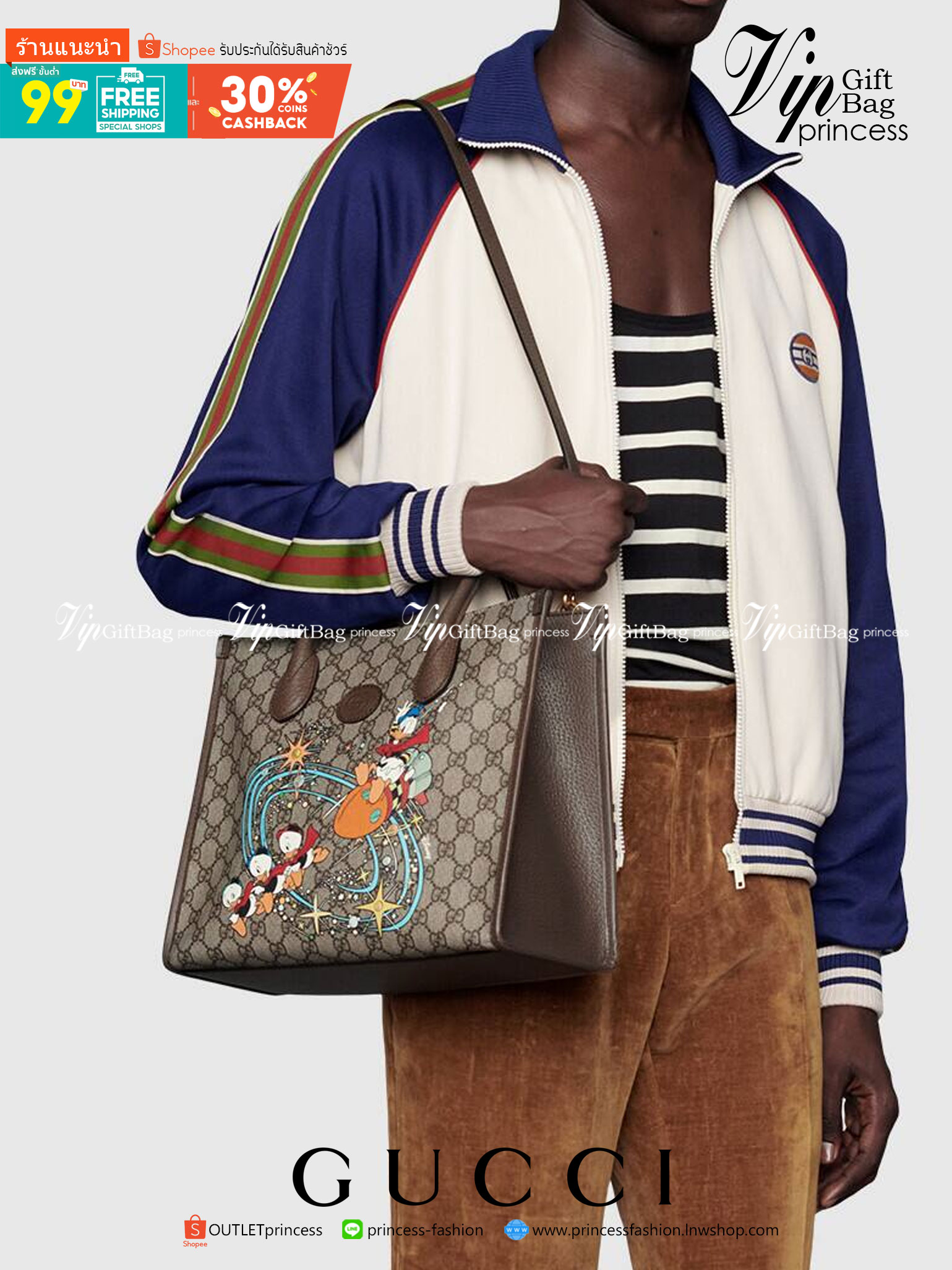 VIP 】Disney x Gucci Donald Duck tote bag พร้อมส่งที่ไทย งานหนังแท้ สวยมาก ราคาดีมากกก ไม่ควรพลาดเลยค่าาา