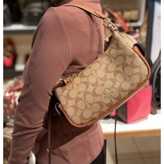 COACH Pennie Shoulder Bag In Signature Canvas พร้อมส่งที่ไทย