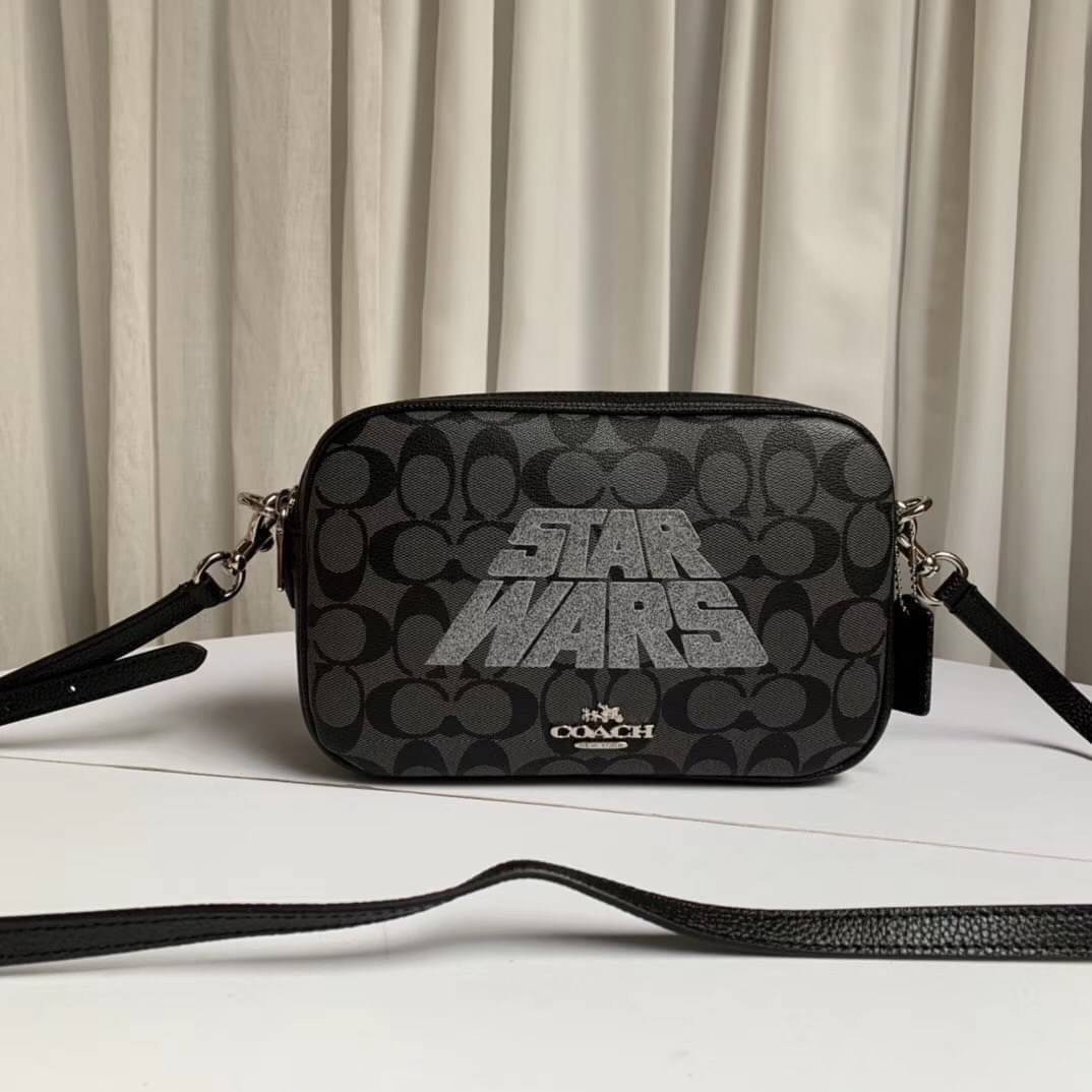 COACH STAR WARS X COACH JES CROSSBODY IN SIGNATURE CANVAS WITH MOTIF (COACH F88009)