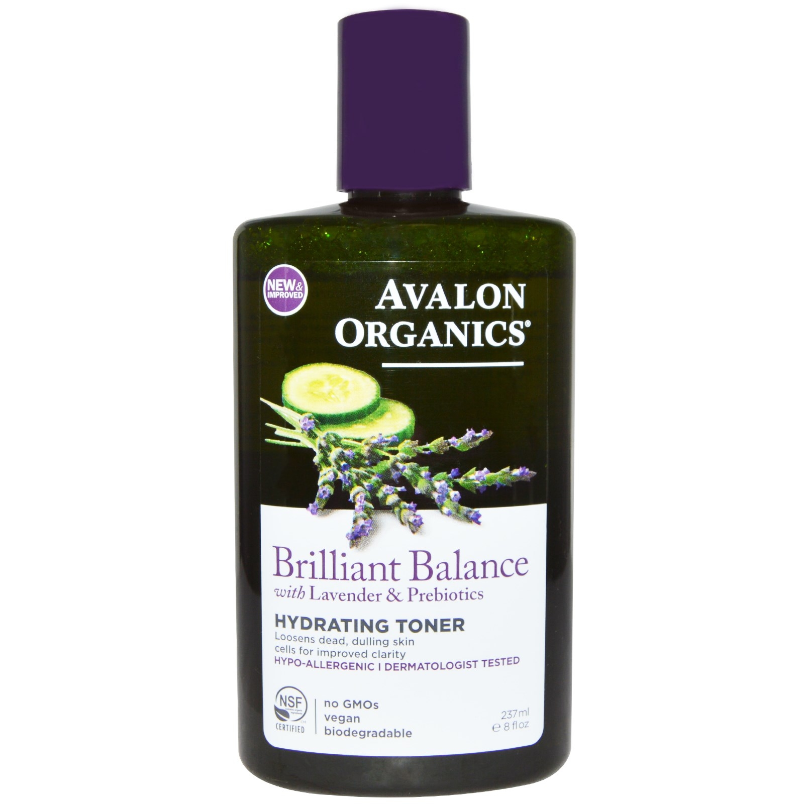 (Pre-order) Avalon Organics Brilliant Balance Hydrating Toner 8 oz (237 ml)